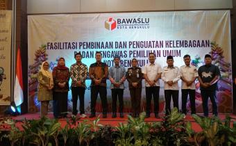 Kegiatan Penguatan Kelembagaan Bawaslu Kota Bengkulu. Rabu (10/9/25) bertempat di Hotel Santika Kota Bengkulu.