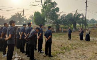 Apel Pagi Jajaran Pengawas Bawaslu Kota Bengkulu. Senin (24/8/26)