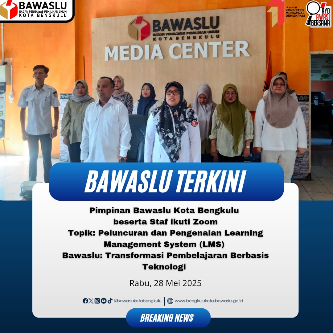 Jajaran Bawaslu Kota Bengkulu.