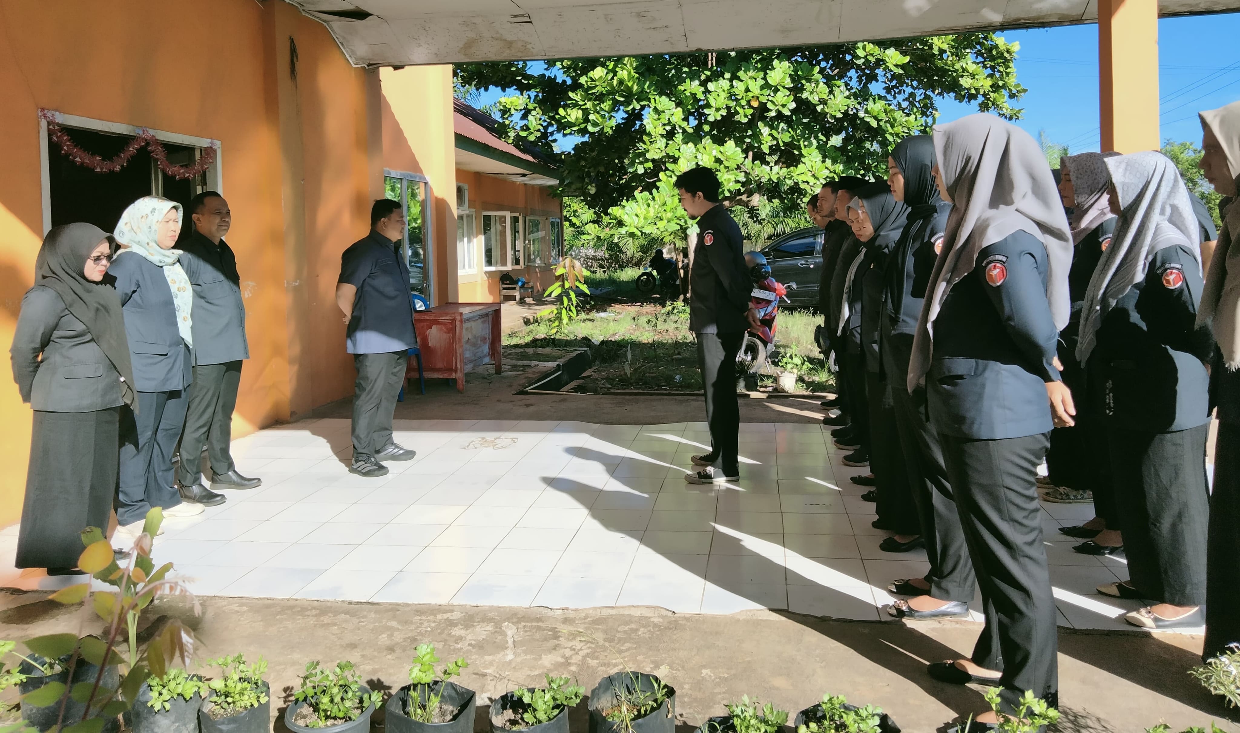 Kordiv PPPS Bawaslu Kota Bengkulu Ahmad Maskuri Pimpin Apel Pagi