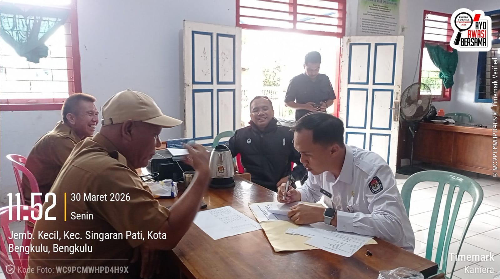 KETUA BAWASLU KOTA LAKUKAN PENGAWASAN LANGSUNG PELAKSANAAN COKTAS OLEH KPU. Senin (30/3/26) 