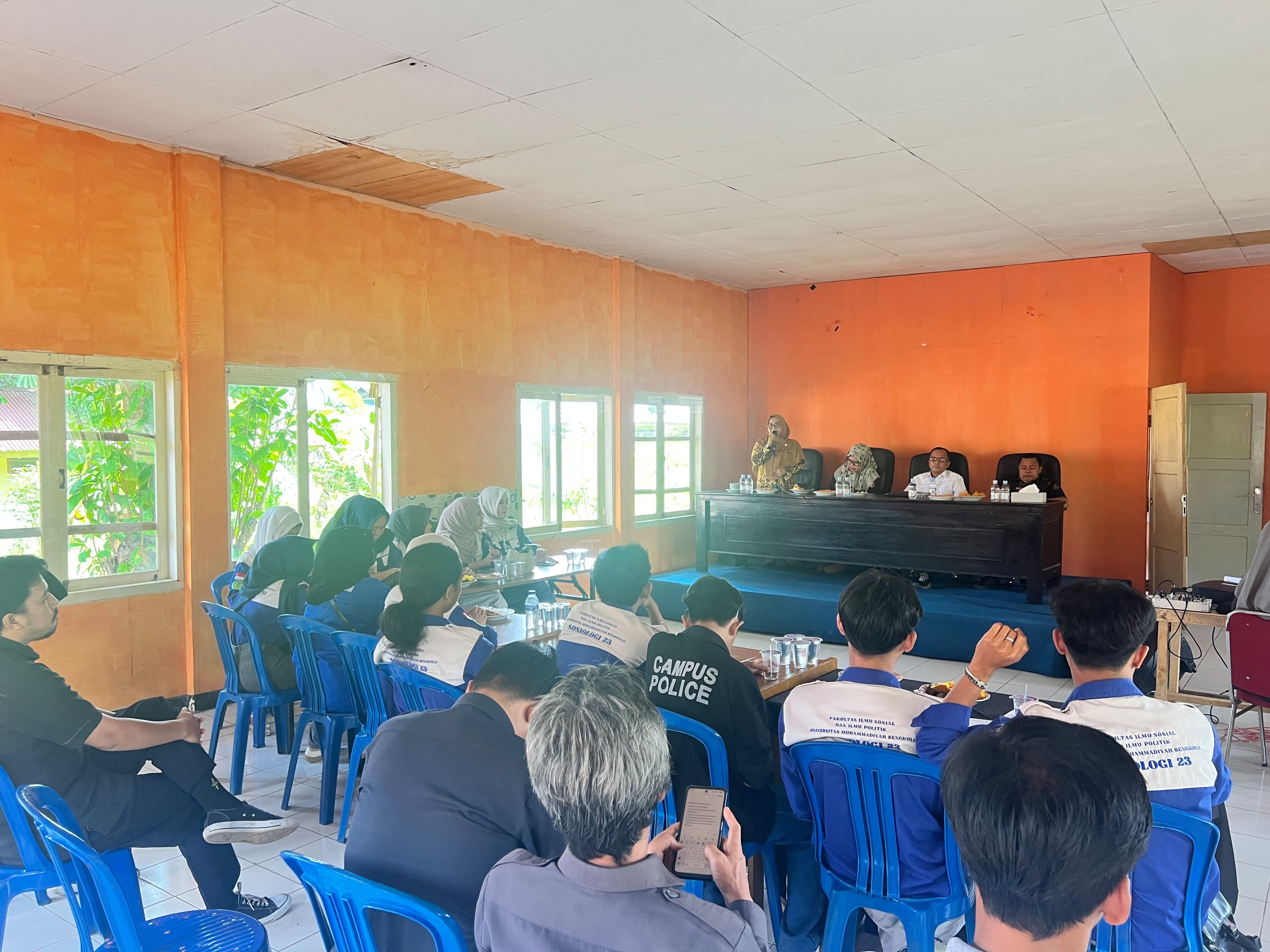 Kegiatan Kulia Lapangan Mahasiswa UMB di Bawaslu Kota Bengkulu. Selasa (30/6/26)