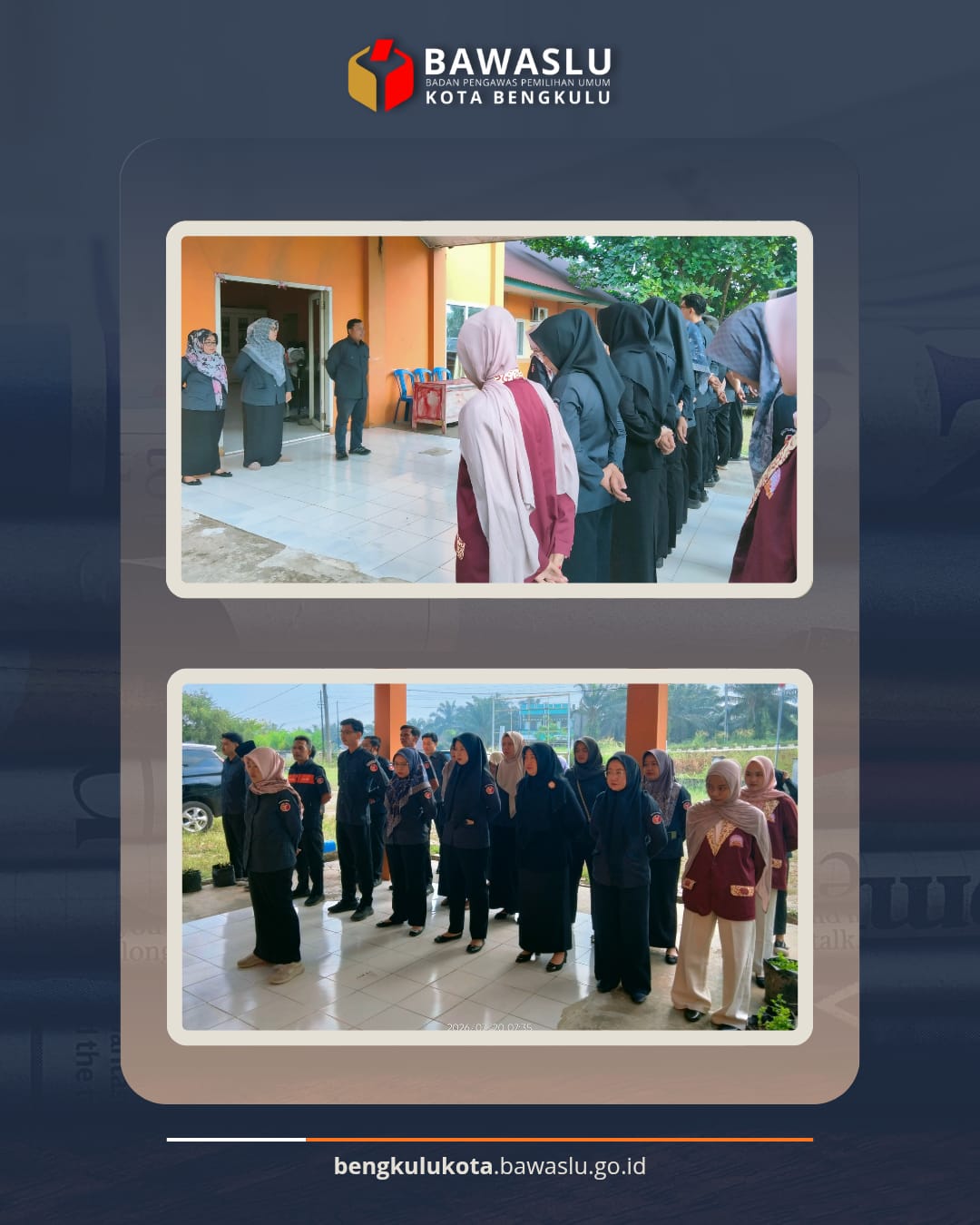 Apel Pagi Jajaran Bawaslu Kota Bengkulu.