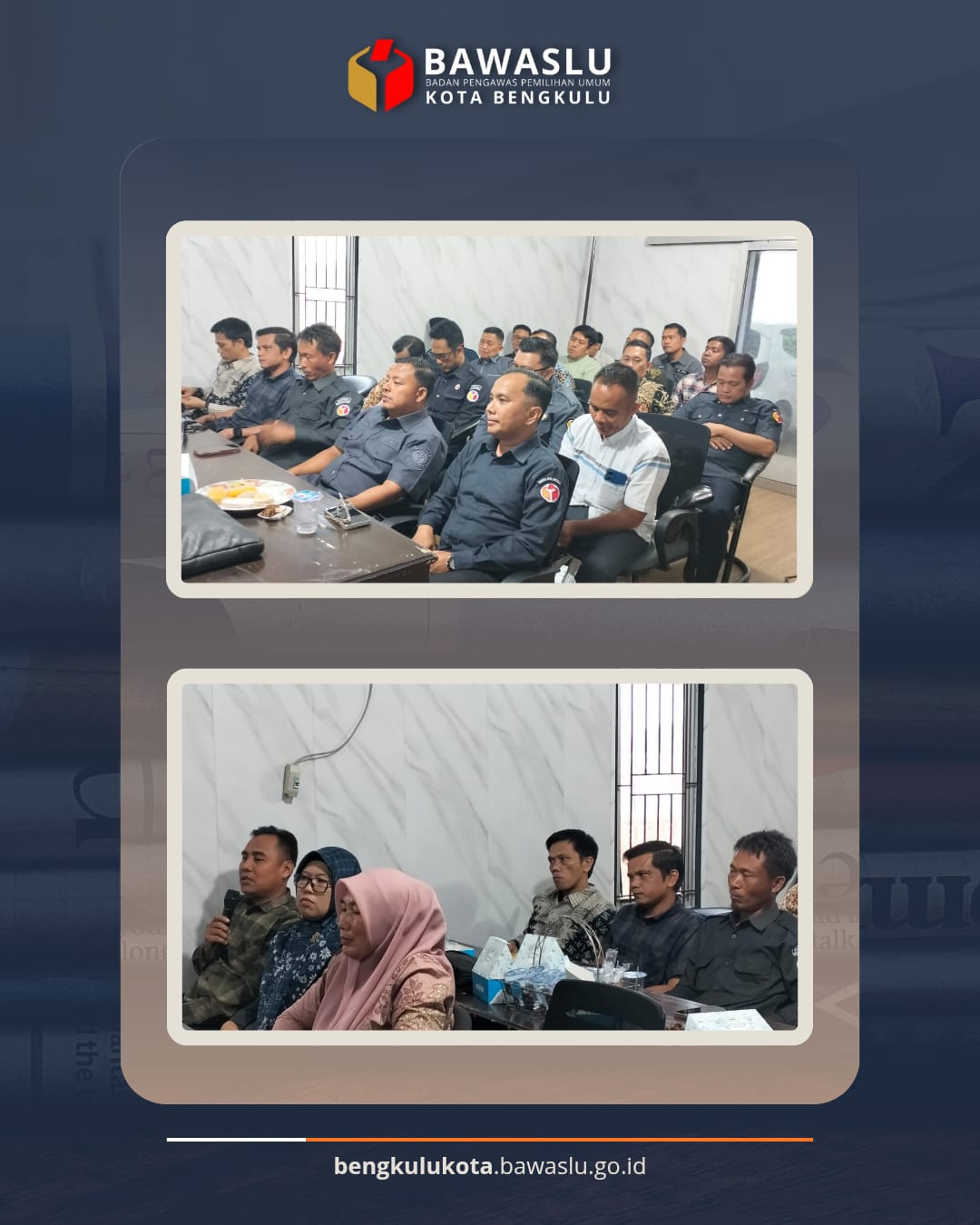 Bawaslu Kota Bengkulu Ikuti Desiminasi Produk Hukum Tingkat Provinsi Bengkulu.