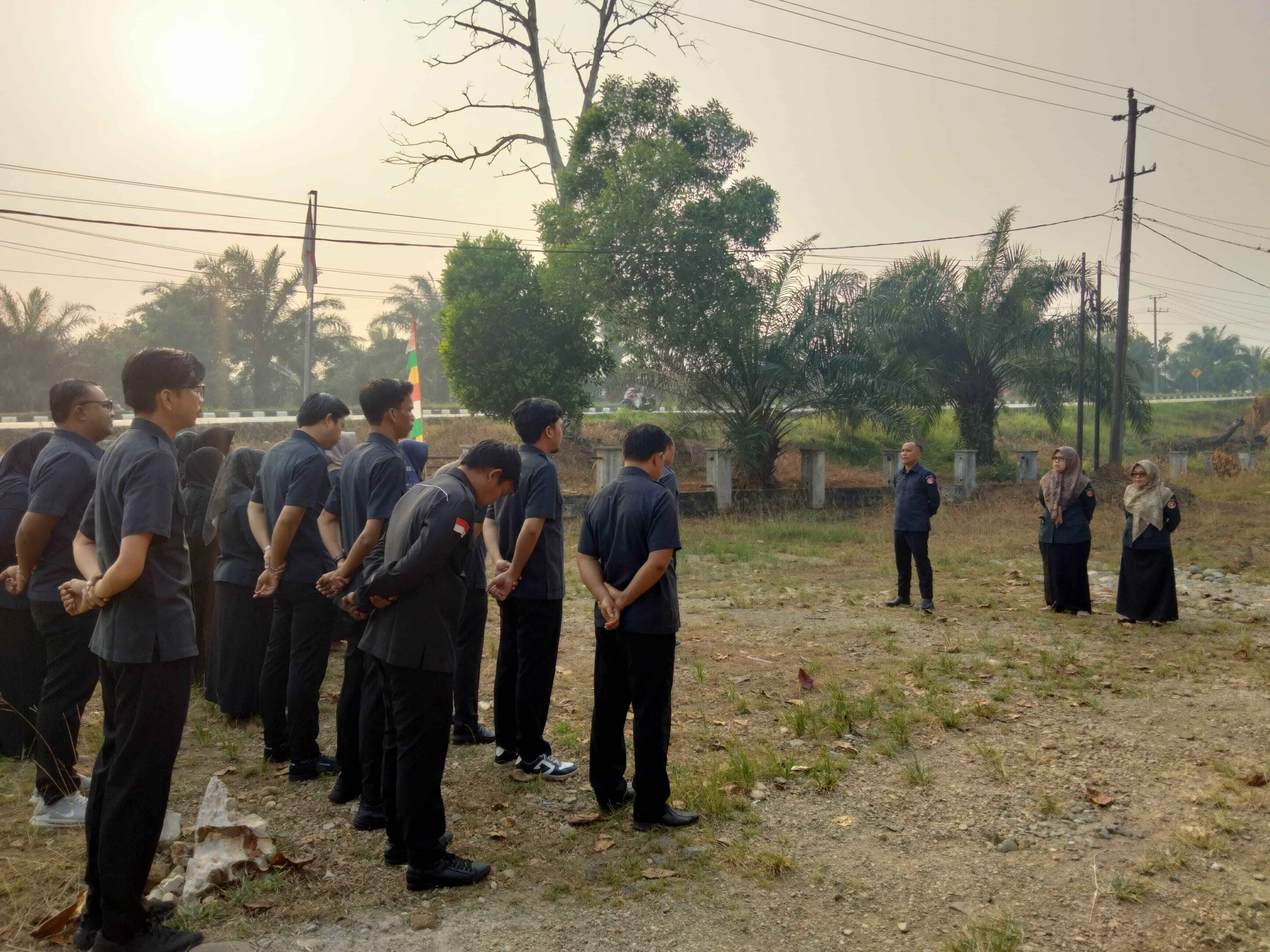 Apel Pagi Jajaran Pengawas Bawaslu Kota Bengkulu. Senin (24/8/26)