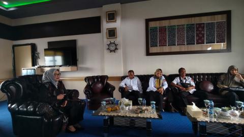 Diskusi Hangat Pimpinan Bawaslu Kota dengan Pimpinan Universitas UNIHAS Bengkulu.