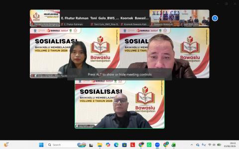 Kegiatan Sosialisasi "Membelajarkan Volume 2" yang diselenggarakan oleh Bawaslu RI