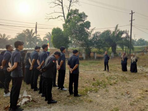 Apel Pagi Jajaran Pengawas Bawaslu Kota Bengkulu. Senin (24/8/26)