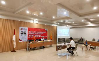 Tes Wawancara Calon Anggota Panwaslucam Pemilihan 2024 untuk Tingkat Kota Bengkulu. Bertempat di Hotel Wilo Hotel, Sabtu (18/5/24)
