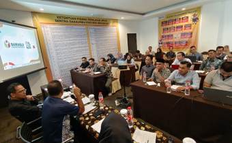 Petugas layanan informasi PPID Bawaslu Kota ikuti rapat koordinasi monitoring dan evaluasi keterbukaan informasi publik oleh Bawaslu Provinsi Bengkulu, Sabtu pagi (08/07/2024)