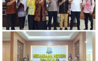 Audiensi Pimpinan Bawaslu Kota ke Kejari Bengkulu dan Polresta Bengkulu 