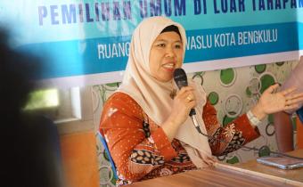 Kordiv HPPH Bawaslu Kota Bengkulu Leka Yunita Sari.