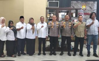 Jajaran Bawaslu Kota Bengkulu melakukan silaturahmi dan audiensi ke Polresta Bengkulu. Kamis (26/2/25)