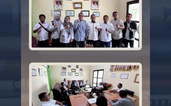 Ketua dan Anggota Bawaslu Kota Bengkulu melakukan silaturahmi ke Pimpinan SMA N 4 Kota Bengkulu. Rabu (17/6/26)