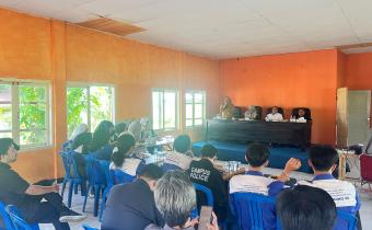 Kegiatan Kulia Lapangan Mahasiswa UMB di Bawaslu Kota Bengkulu. Selasa (30/6/26)
