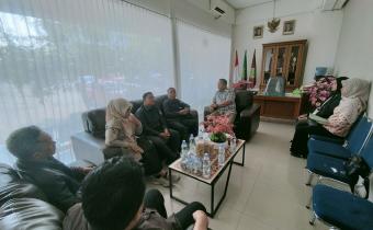 Kunjungan Bawaslu Kota Bengkulu ke Dekanat Fakultas Hukum Universitas Muhammadiyah Bengkulu. Selasa (14/7/26)