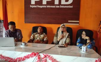 Pengarahan dari Kordiv HPPH Bawaslu Kota Bengkulu Leka Yunita Sari. 